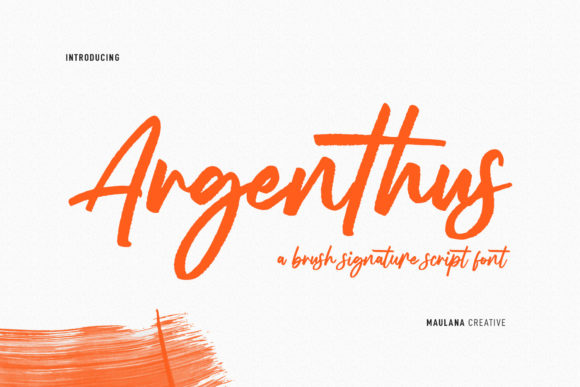 Argenthus Script: Infusing Brand Identity with Elegant Flair