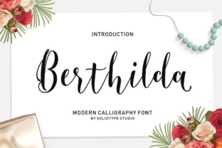 Berthilda Script: A Contemporary Calligraphy Font with Vintage Soul