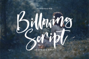 Billowing Script: Bridging Classic Calligraphy and Modern Design