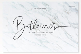 Bitlamero Script: The Energetic Handwritten Typeface for Modern Brands