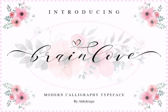 Brainlove Script: A Stylish Font for Elegant Projects