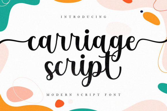 Carriage Script: Where Timeless Elegance Meets Modern Design