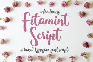 Fitamint Script: A Handwritten Font with Modern Flair
