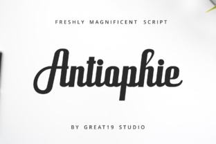 Meet Antiophie Script: A Typeface That Commands Attention