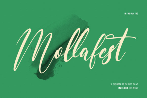 Mollafest Script: Bringing Authentic Handwritten Charm to Modern Design