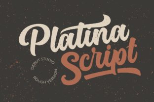 Platina Script - Rough: A Font with Soul and Substance