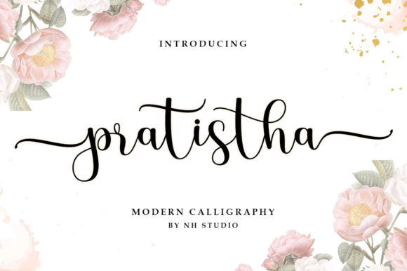 Pratistha Script: A Sweet, Soft Handwritten Font for Creative Projects