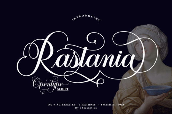 Rastania Script: A Dazzling Script Font for Modern Designers