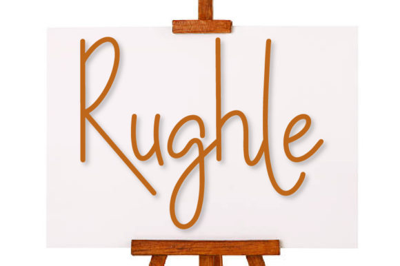 Ruglhe Script: Your Go-To Handwritten Font for Authentic Branding
