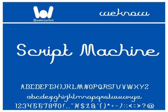 Script Machine: The Smooth Script Font for Modern Designers