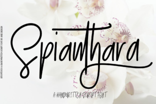 Spianthara Script: Adding a Touch of Elegance to Your Designs