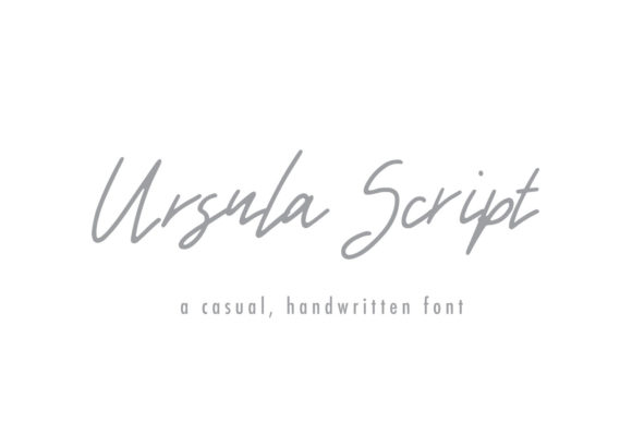 Ursula Script: The Handwritten Font for Modern Brands
